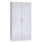 Stahlschrank C 3000 Asisto 141002-000 S10239 verkehrsweiß 100,0 x 43,5 x 198,0 cm, aufgebaut